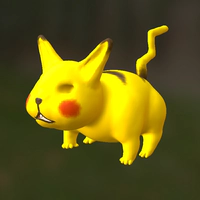 3d pikachu