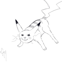 pikachu sketch