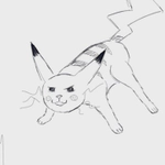 pikachu sketch