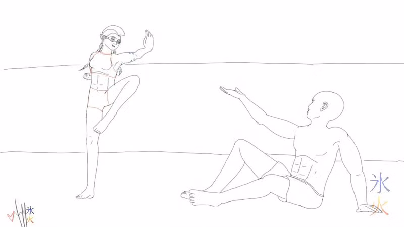 Zip vs Damo lineart