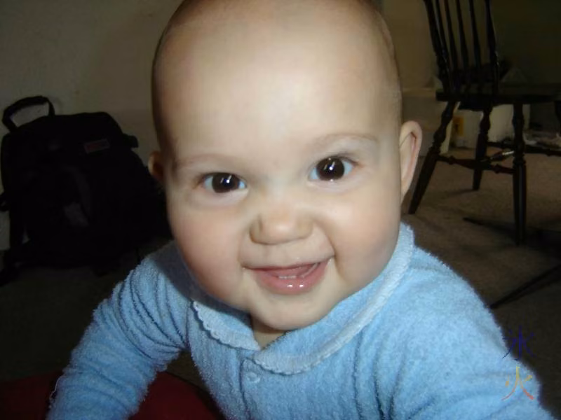 pulling faces