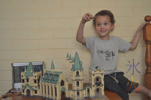 5yo with Lego Hogwarts 5yo with Lego Hogwarts