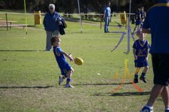 Auskick - having a shot at goal