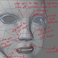 3d face notes