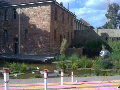 Water garden at the Perth Cultural Centre