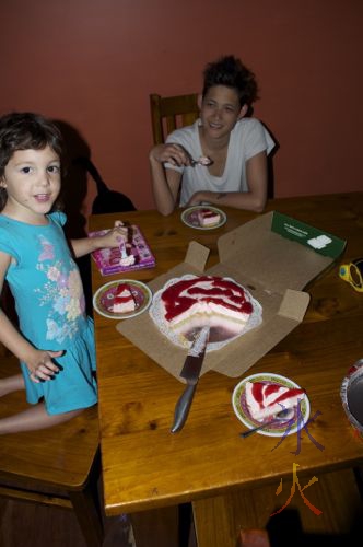 Smidge's immediate family birthday celebration