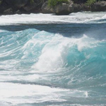 big wave at Flying Fish Cove, Christmas Island