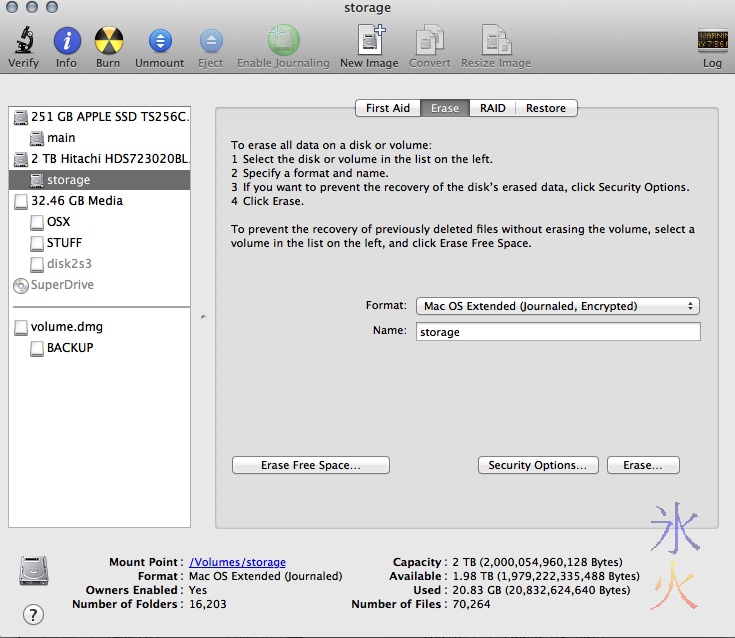 OSX Disk Utility