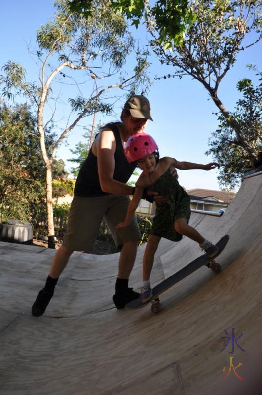 Learning how to skate