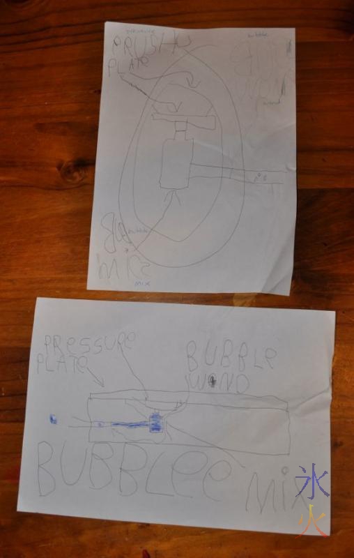 Bubble drum blueprint by an 8yo