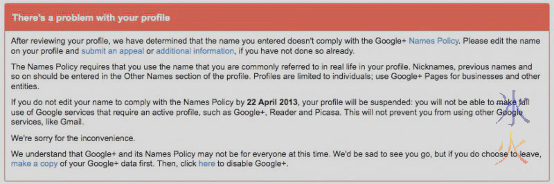 Google wants to decide what people's 'commonly used' names are Google wants to decide what people's 'commonly used' names are