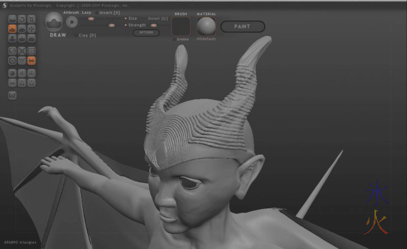 Kudu style twisty horns Kudu style twisty horns