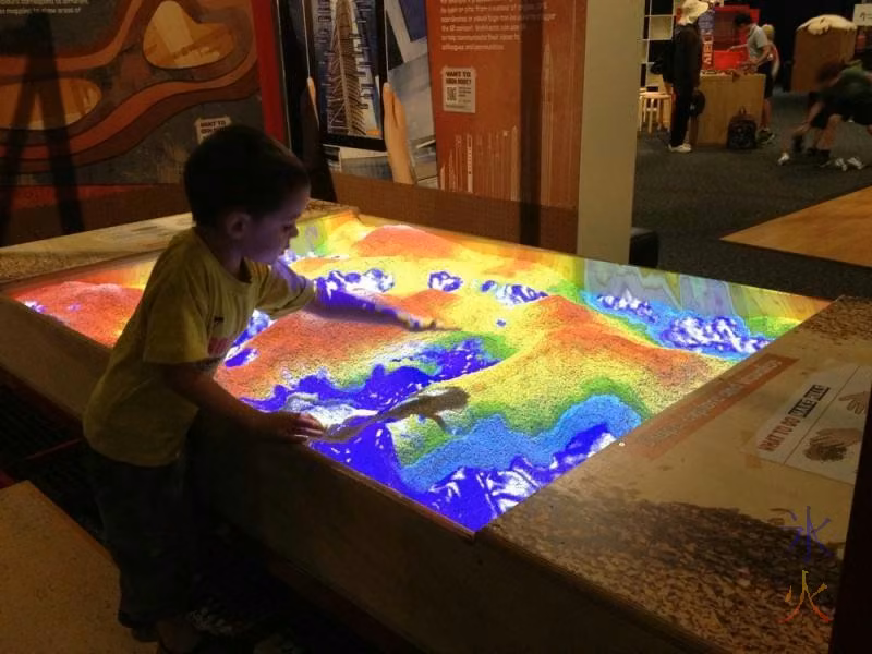Playing with an interactive contour map
