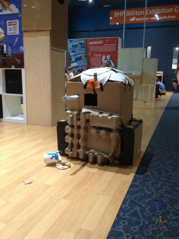 Cardboard R2D2