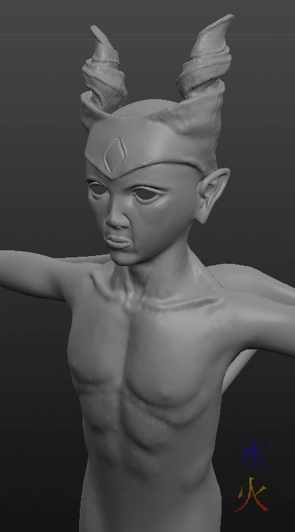 Started work on torso in Sculptris Started work on torso in Sculptris