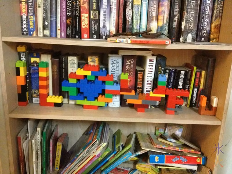 i love you in Duplo