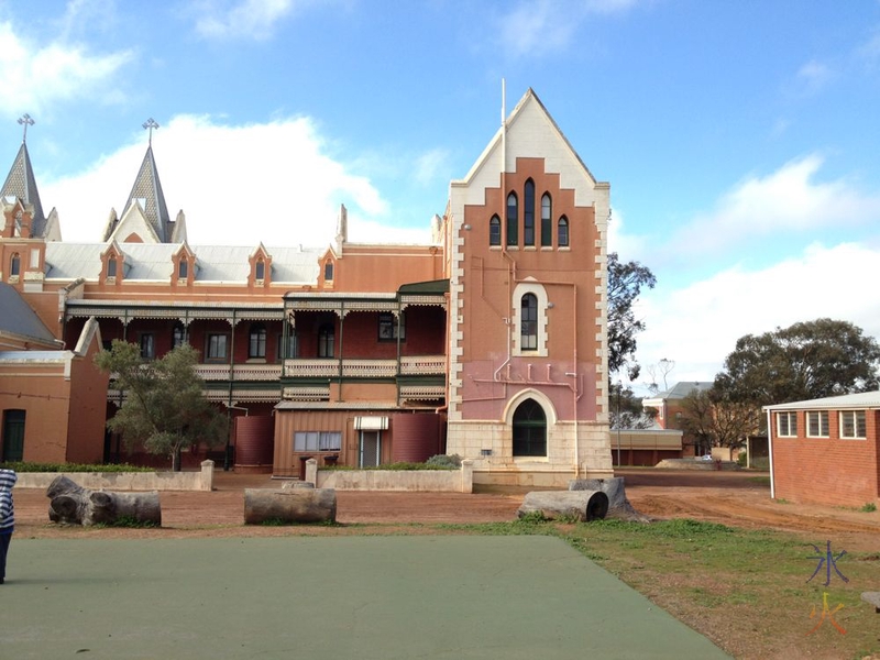 Rear of St Gertrude's College, New Norcia, Western Australia