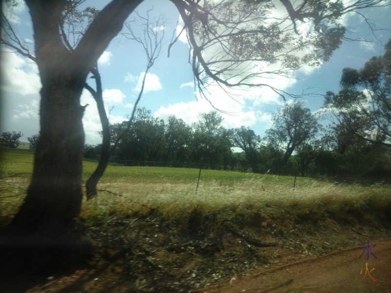 Driving from Beverley to York, Western Australia