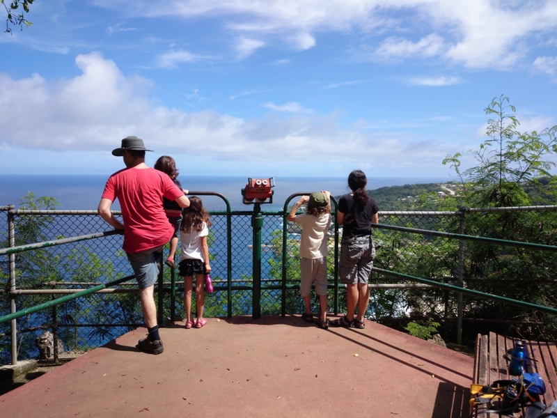 Checking out the view from Territory Day Park, Christmas Island, Australia