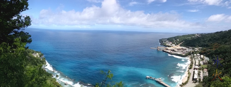 Christmas Island iconic pano shot