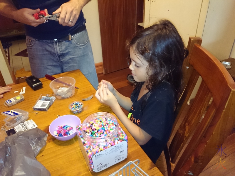 8yo making fishing lures