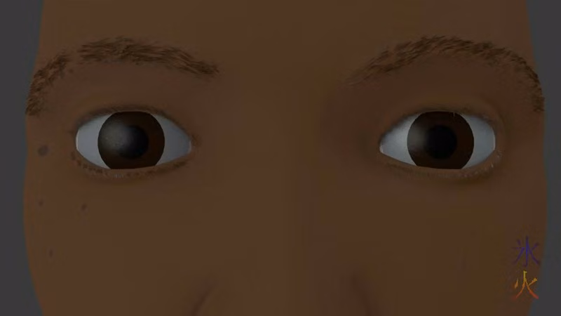 Blender 3d eyebrows and eyelashes