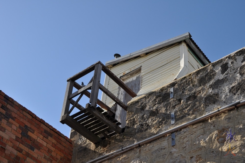 Tiny balcony, Fremantle Prison, Western Australia