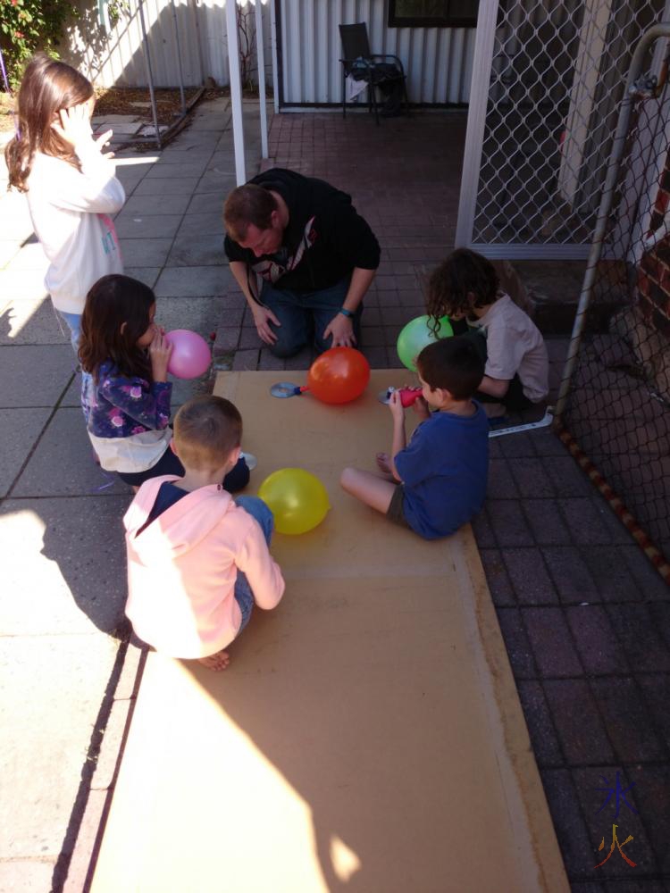 Balloon hovercrafts