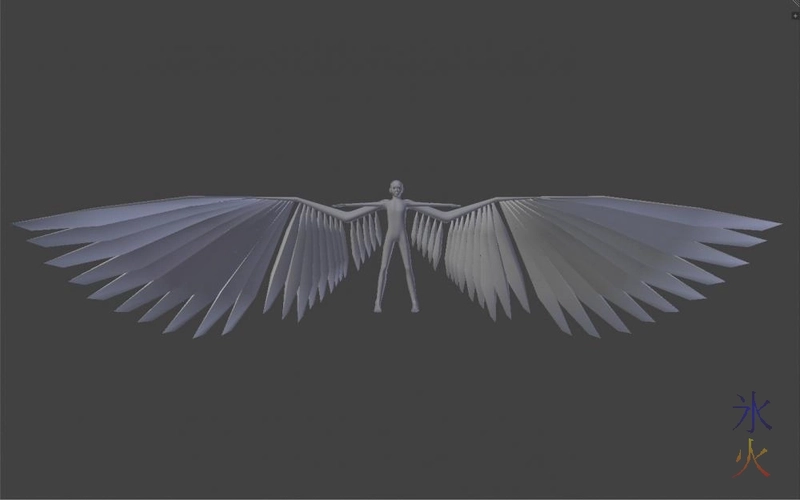 Blender Avian model with 10m wingspan
