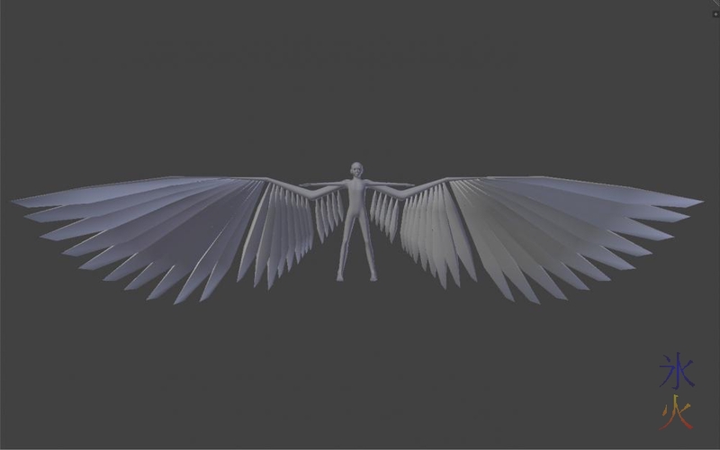 Blender Avian model with 10m wingspan
