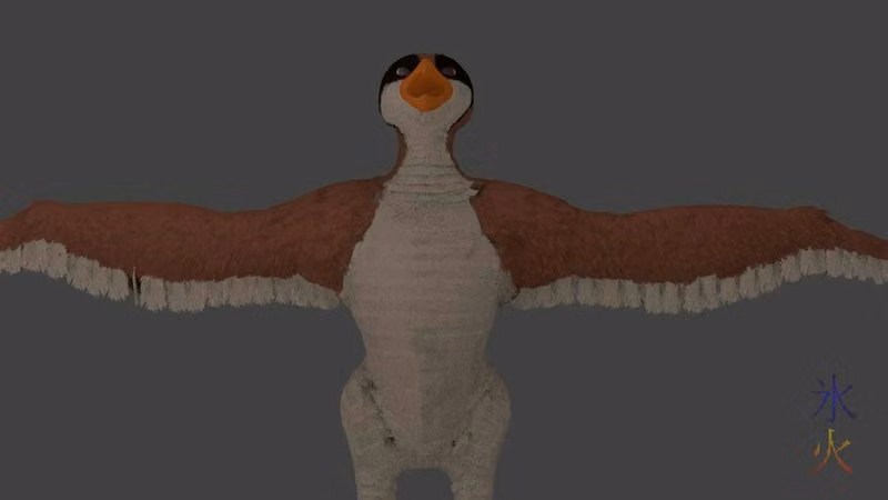 3d mega-pidgeot small coverts front view