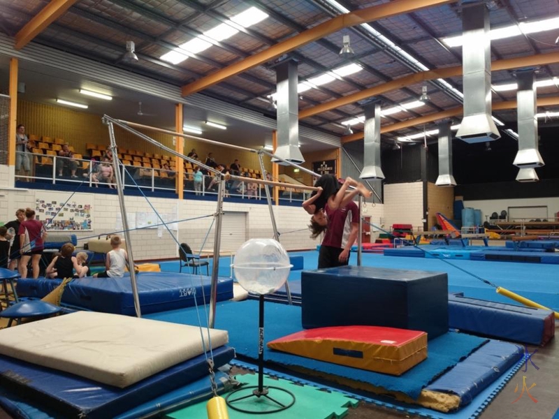 10yo rolling over the bar in his level 1 gymnastics badge test