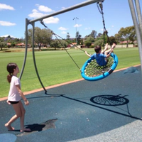 Round swing at Frye Park, Kelmscott, Western Australia