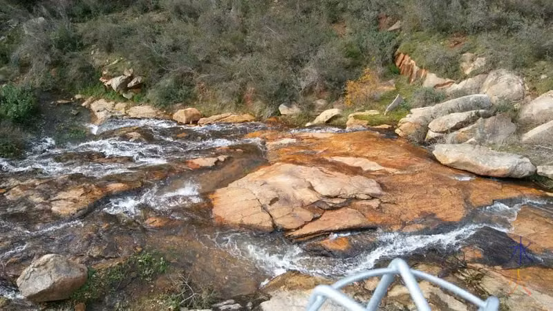 60ft falls with water from the top, Western Australia