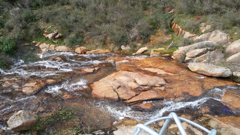 60ft falls with water from the top, Western Australia