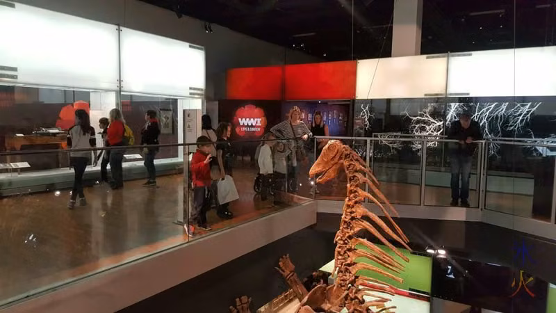 Outside the Melbourne Museum