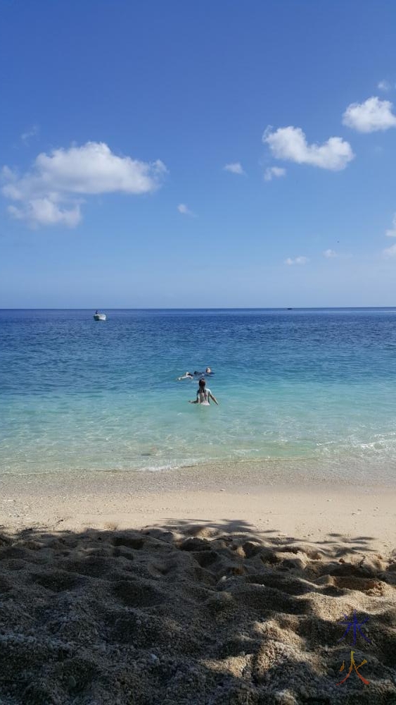 Swimming at Flying Fish Cove, Christmas Island