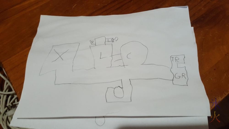 9yo's interpretation of a map of the house