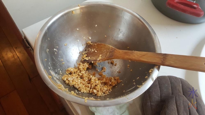 11yo's oatmeal cookie mix