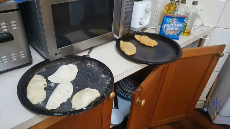 13yo's pasties cooked and waiting to be cooked