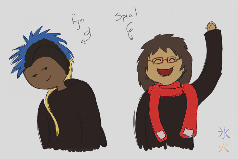 super stupid cartoony fyn and Sprat super stupid cartoony fyn and Sprat