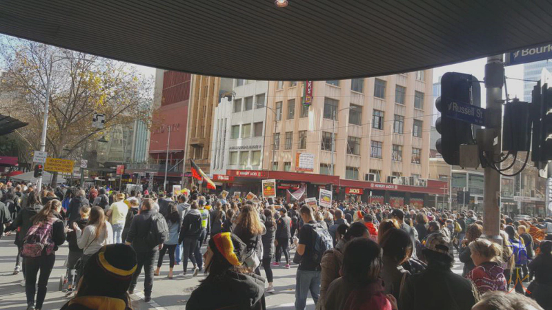 NAIDOC march, Melbourne, Victoria, Australia NAIDOC march, Melbourne, Victoria, Australia