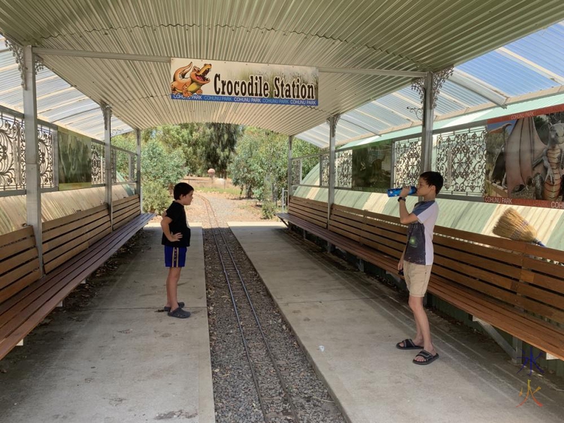station for miniature train, Cohunu Koala Park, Western Australia