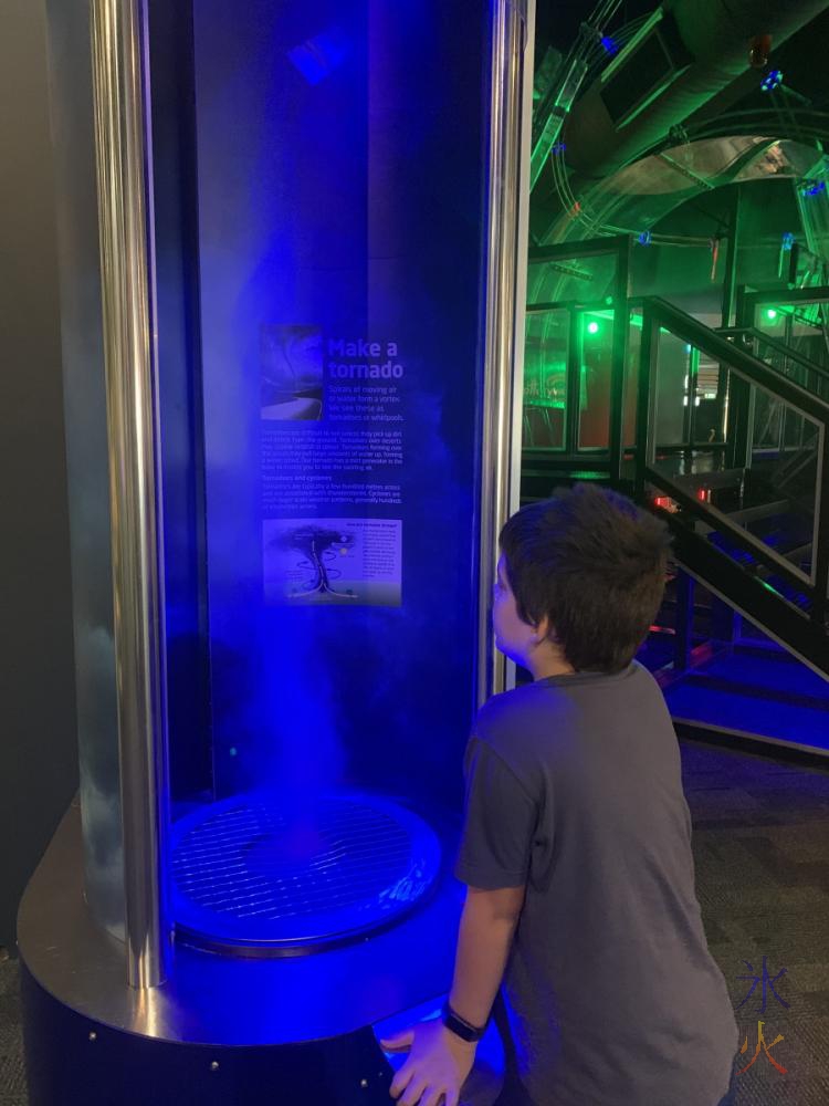 tornado maker, Scitech, Perth, Western Australia