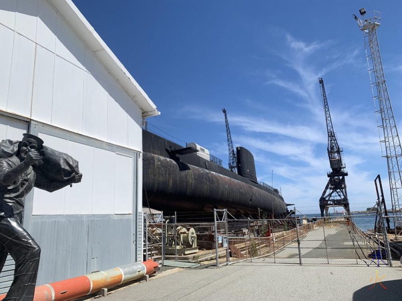 HMAS Ovens at Maritime Museum in Fremantle, Western Australia