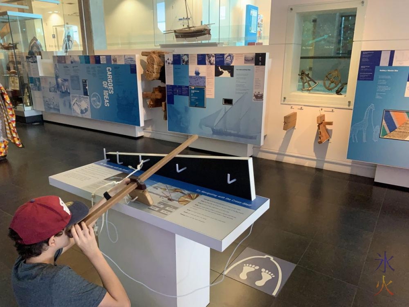 14yo oldschool wayfinding at the Maritime Museum, Fremantle, Western Australia