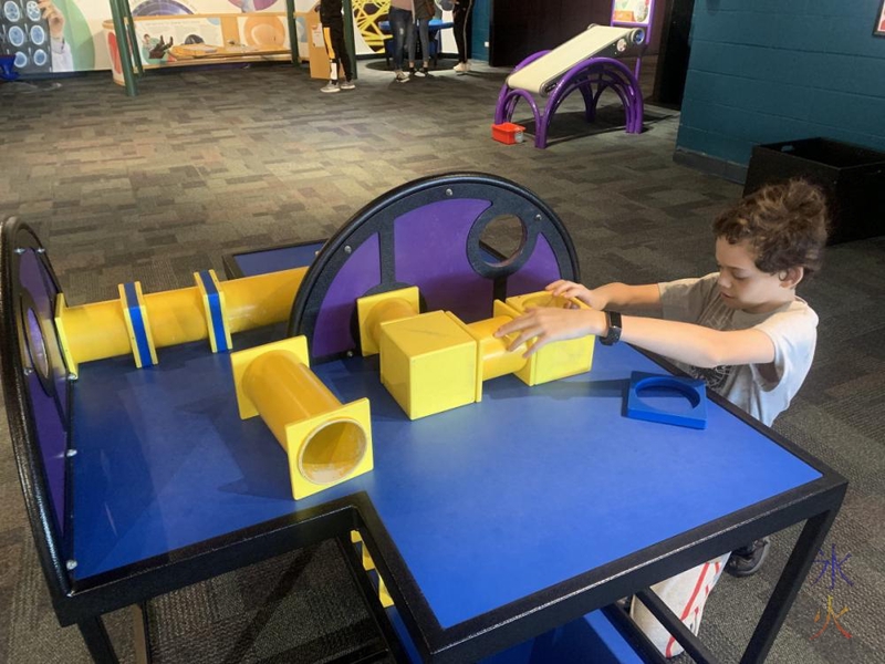 14yo building periscope 1, Scitech, Perth, Western Australia