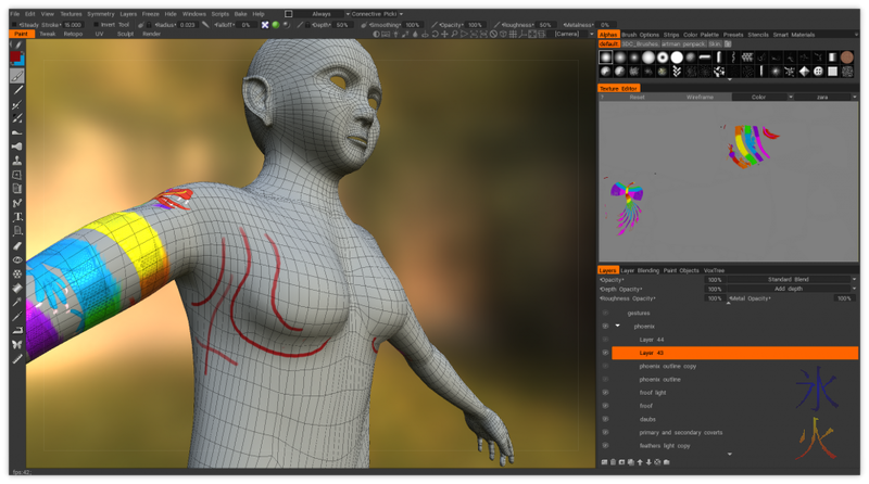 polyflow guidelines on 3d character
