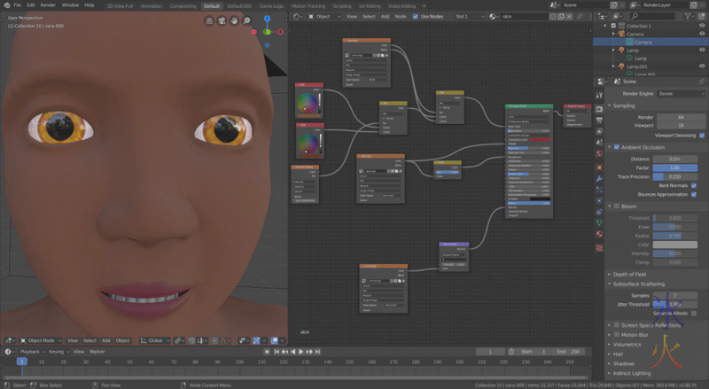 Zara's procedural skin texture Zara's procedural skin texture