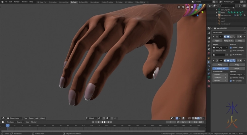 Zara fingernails done